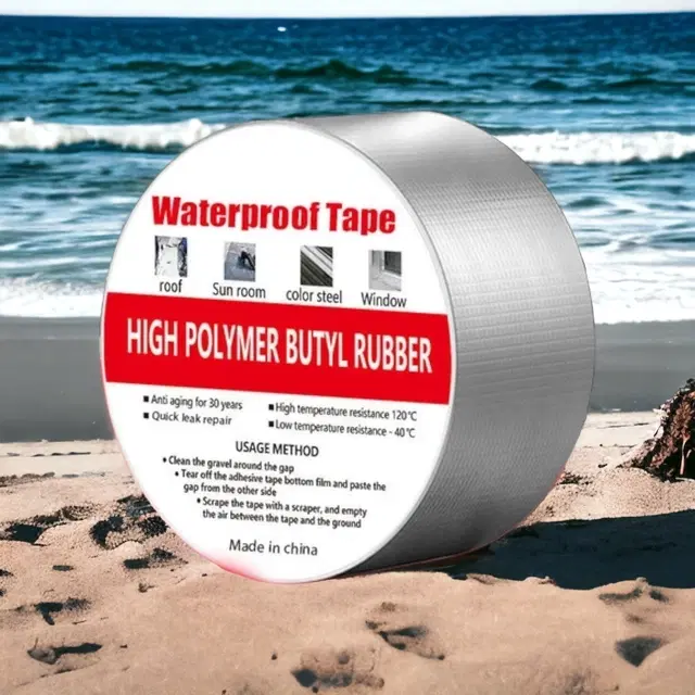 Aluminium Single Sided Self Adhesive Tape, Silver, 5 m