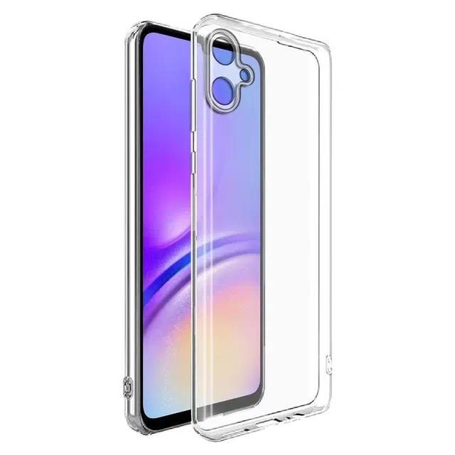 Silicone Mobile Back Cover for Samsung A07 5G (2025) (Transparent)