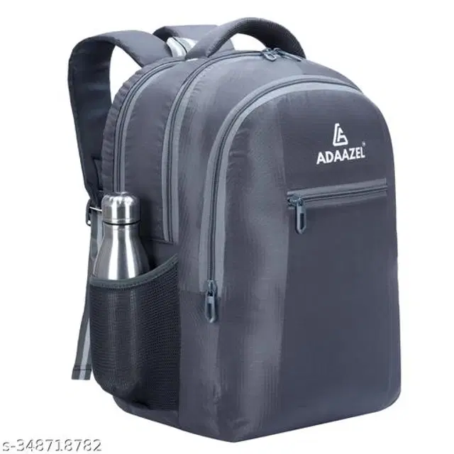 Polyester Backpack for Kids, Grey