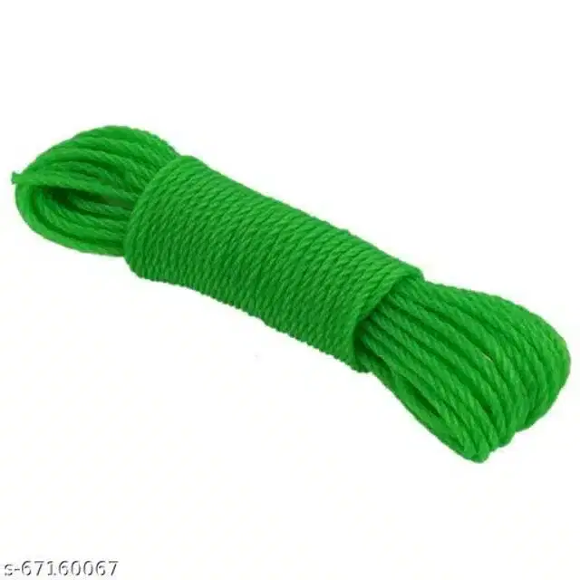 Nylon Cloth Hanging Rope, Green, 20 m