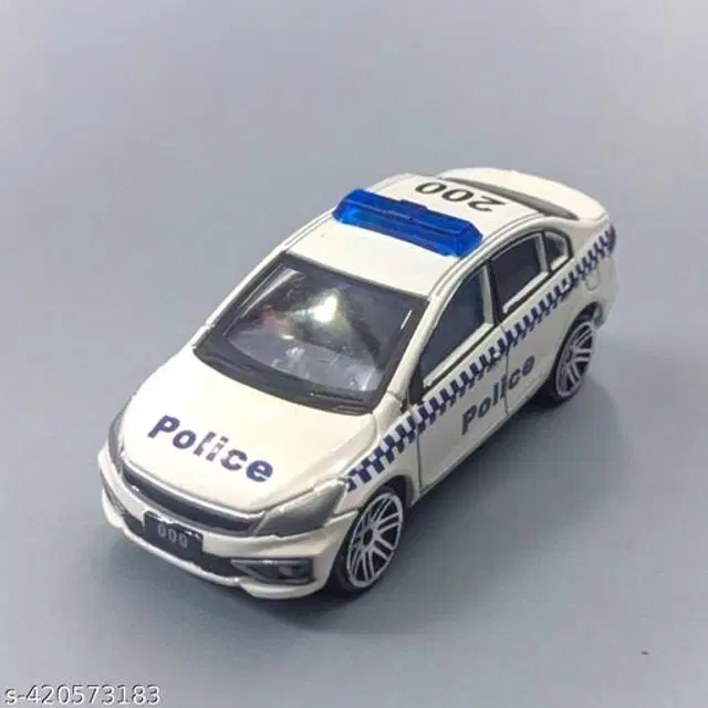 Australian Police Car Toy for Kids, White