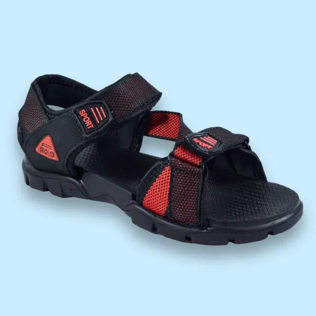 Sandals for Men (Black, 6)