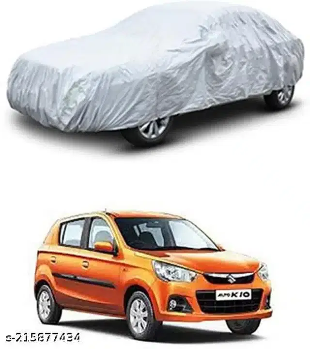 Taffeta Waterproof Car Cover for Maruti Suzuki Alto K10, Multicolor
