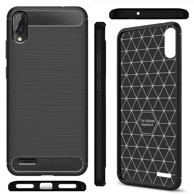Rubber Mobile Back Cover for GIONEE F11 (Black)