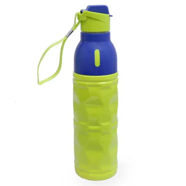Insulated Plastic Sport Water Bottle Skipper, Green, 650 ml, J-133