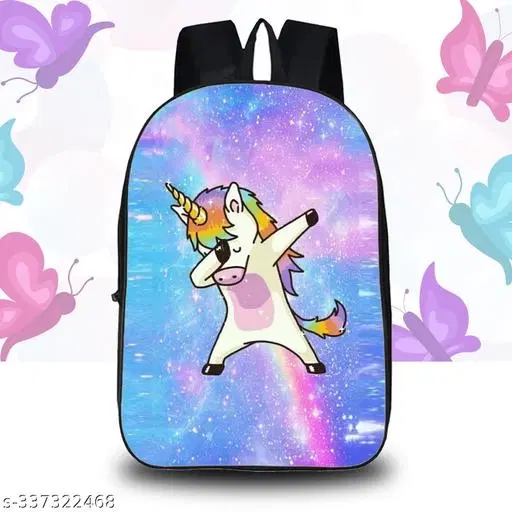 Canvas Backpack Bag, Black