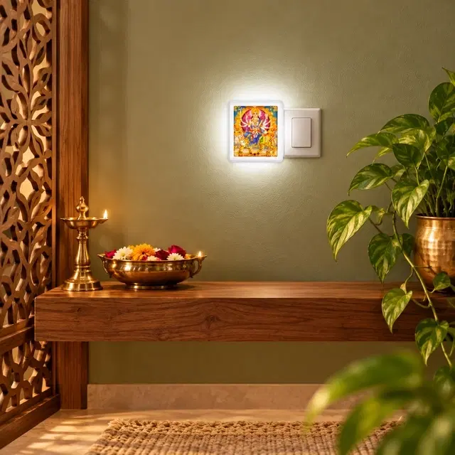 Durga Ji Plug-In Led Night Lamp