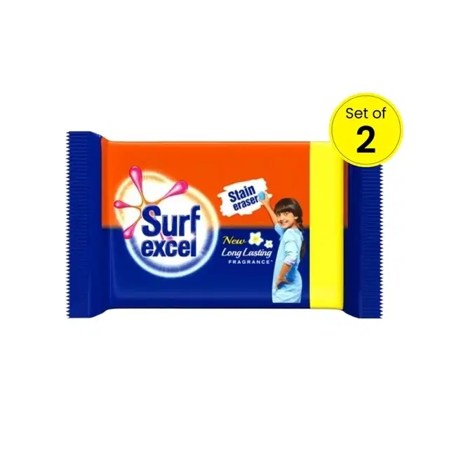 Surf Excel Detergent Bar - 145 g (Set Of 2)