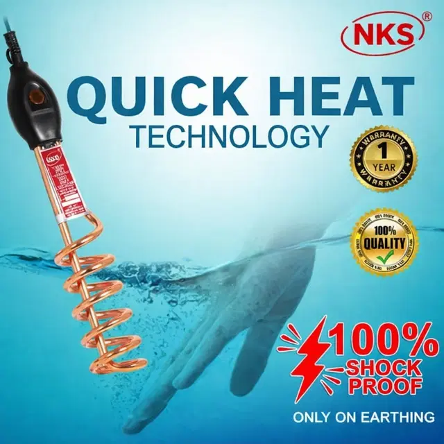 Copper Immersion Rod ,Multicolour, 1500 Watts