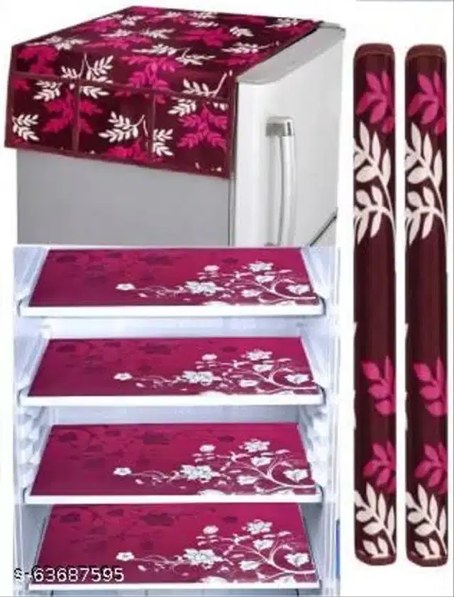 Fridge Cover Set, Multicolor, Set of 7