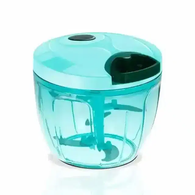 Craftal Manual Stainless Steel Vegetable Chopper With 5 Blades, 750 ml, Green
