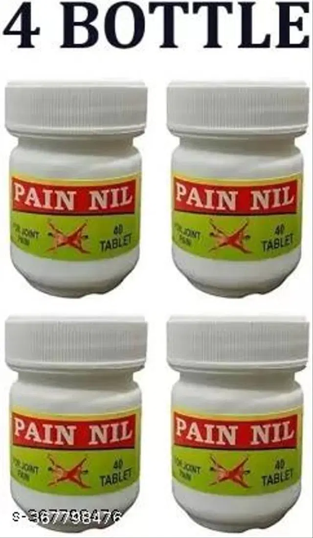 Pain Nil Tablet For Joint Pain, 4 Bottles X 40 Tablet Pack Of 4
