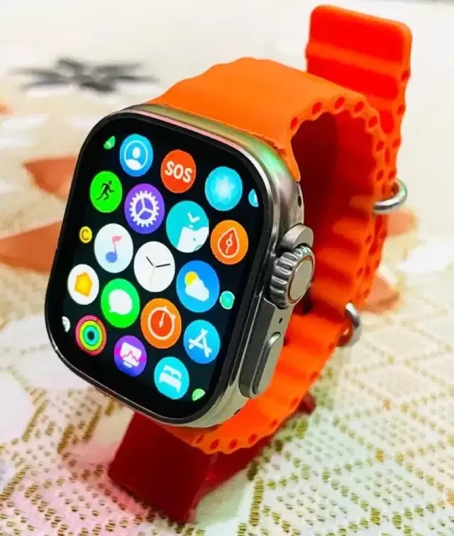 Silicone T800 Ultra Smartwatch, Orange