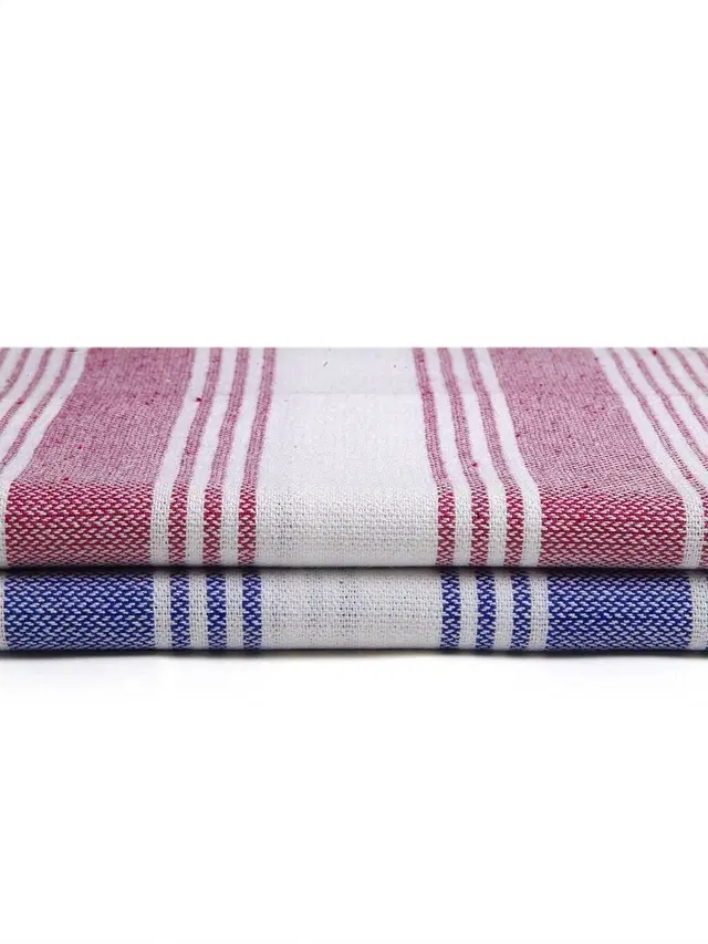 Cotton High Absorbent Bath Towels, Multicolor, Pack of 2