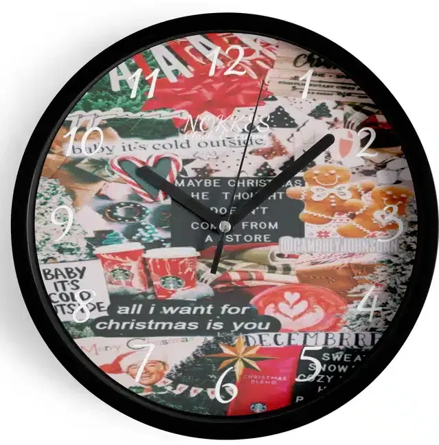 Christmas Analog Watch for Home, Multicolor, 7 Inches