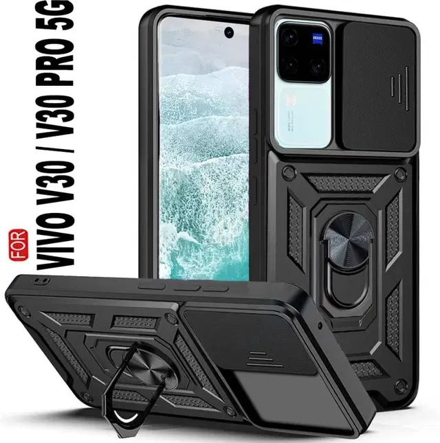 Armor -Back Cover for vivo V30, Grip Case, Silicon, Pack of: 1