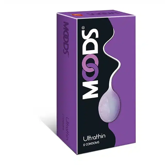 Moods Ultrathin Condoms for Men, Pack of 12