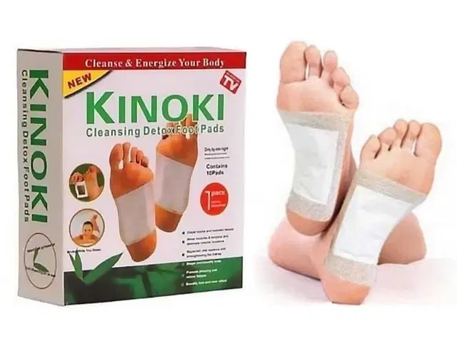 Kinoki Stress Relief 10 Pcs Foot Heat Patches Pads, Set of 1
