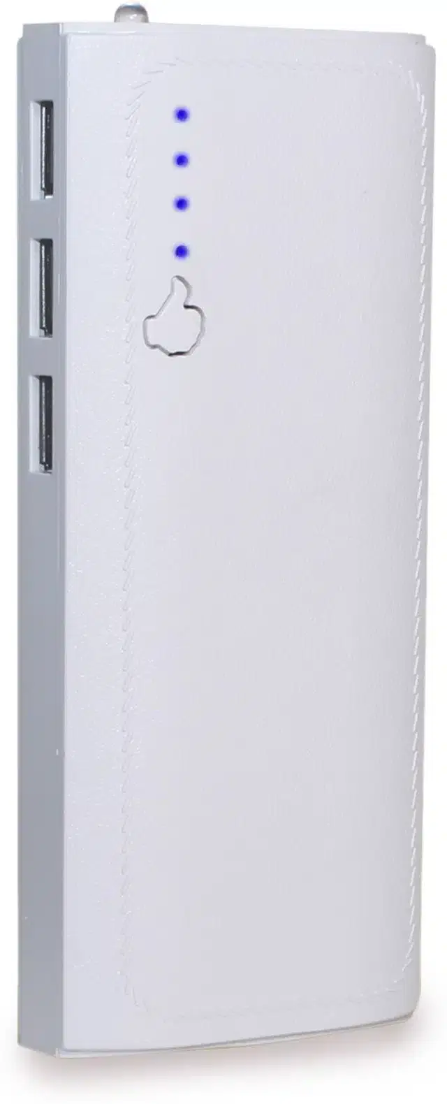 Portable Inbuilt Cables Power Bank, White, 20000 mah