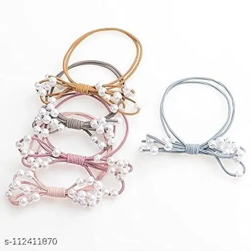 Rubber Band & Scrunchies for Women (Multicolor, 3 Pcs)