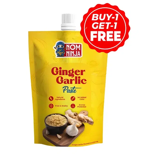 Nom Ninja Ginger Garlic Paste 2X200 g (Buy 1 Get 1 Free)