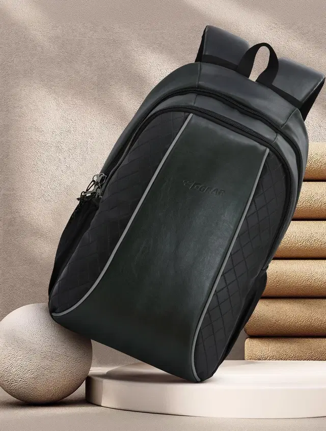 F Gear Medium 27 L Laptop Backpack V2 (Green, Black)