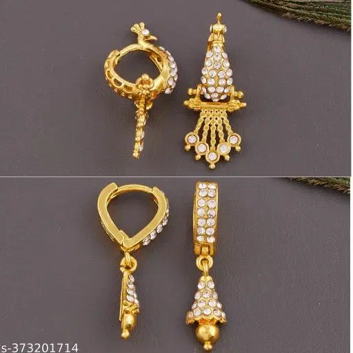 Earrings Combo,Gold-Plated Earrings For Women Girls