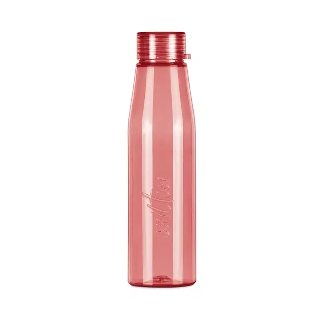 Milton Ripple 1000 Pet Water Bottle, 1 Piece, 1 Litre, Burgundy | BPA Free | 100% Leak Proof | Office Bottle | Gym Bottle | Home | Kitchen | Travel Bottle | Hiking | Treking Bottle Red