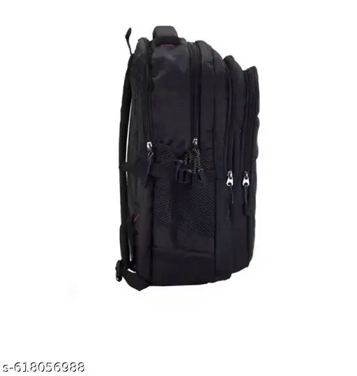 PRAYER BAGs  48L Black Laptop Backpack with 5 Compartment, Bottle Pocket, Front Pocket|Fits upto 17Inch Laptop Bag |Business, College, School Backpack|Casual Daypacks|Durable Backpack for Men & Women trendy men backpack