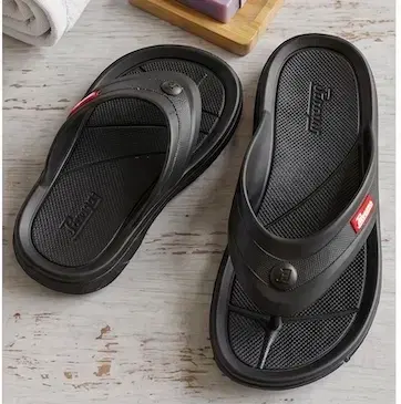 Slippers for Men, Black (7)