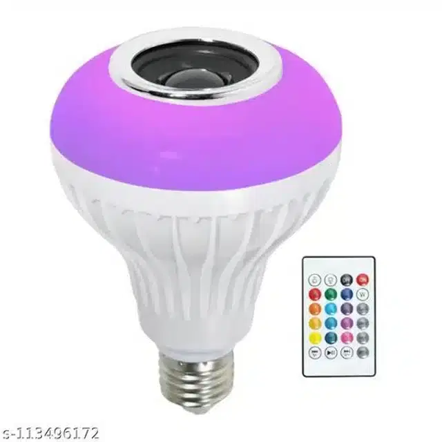 LED Bluetooth Speaker Bulb, Multicolor