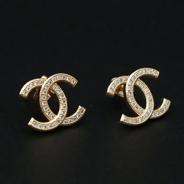 Gold Plated Studs for Women, Gold (Set of 1)