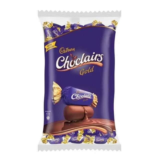 Cadbury Choclairs Gold Birthday Pack, 347.2 g (62 Candies)