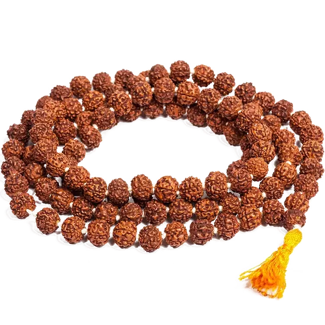 Mangal Bhavan Rudraksha Mala - 12 mm, 1 pc