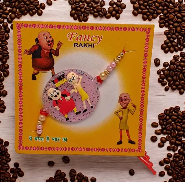 Synthetic Rakhi for Kids (Multicolor, Pack of 1)