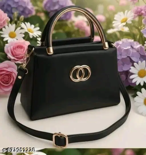 Black Crossbody Bags & Sling Bags for Women (Black, 1 Pc)