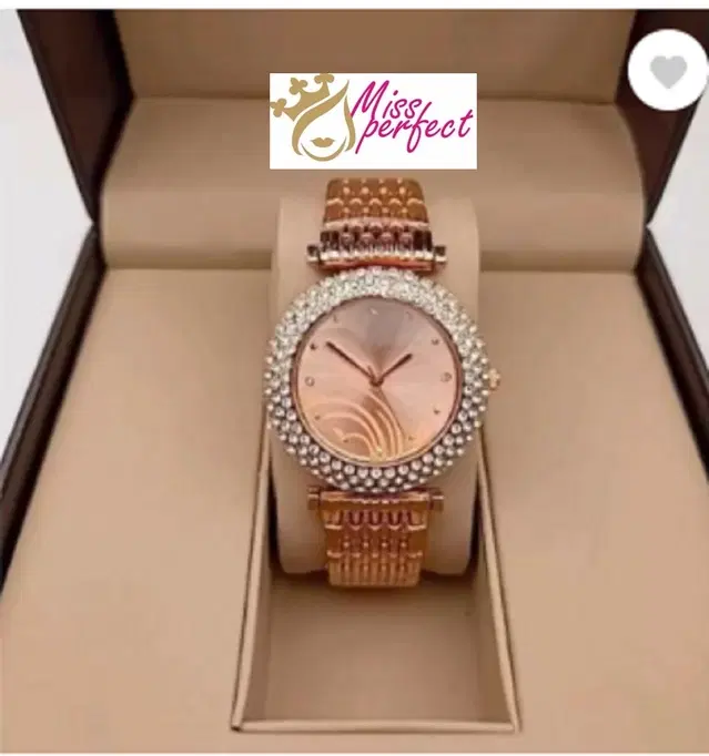 Analog Watch for Women & Girls (Rose Gold)