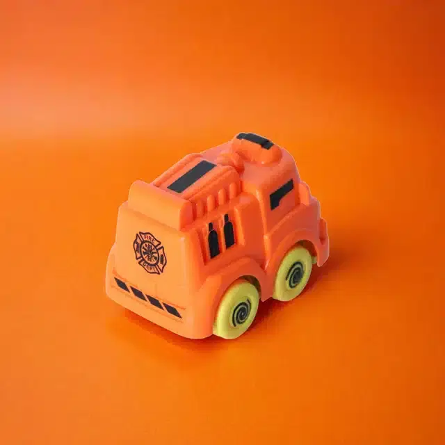 Plastic Friction Car Toy for Kids, Multicolor