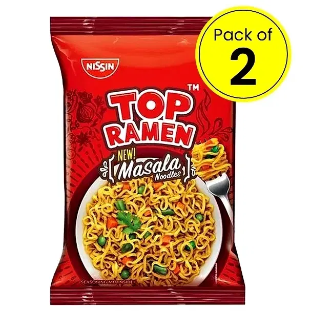 Top Ramen Masala Noodles 2X120 g (Pack Of 2)