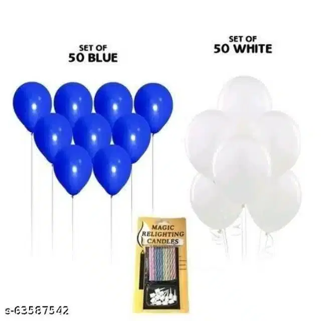 Party Decoration Kit, Multicolor, Set of 110