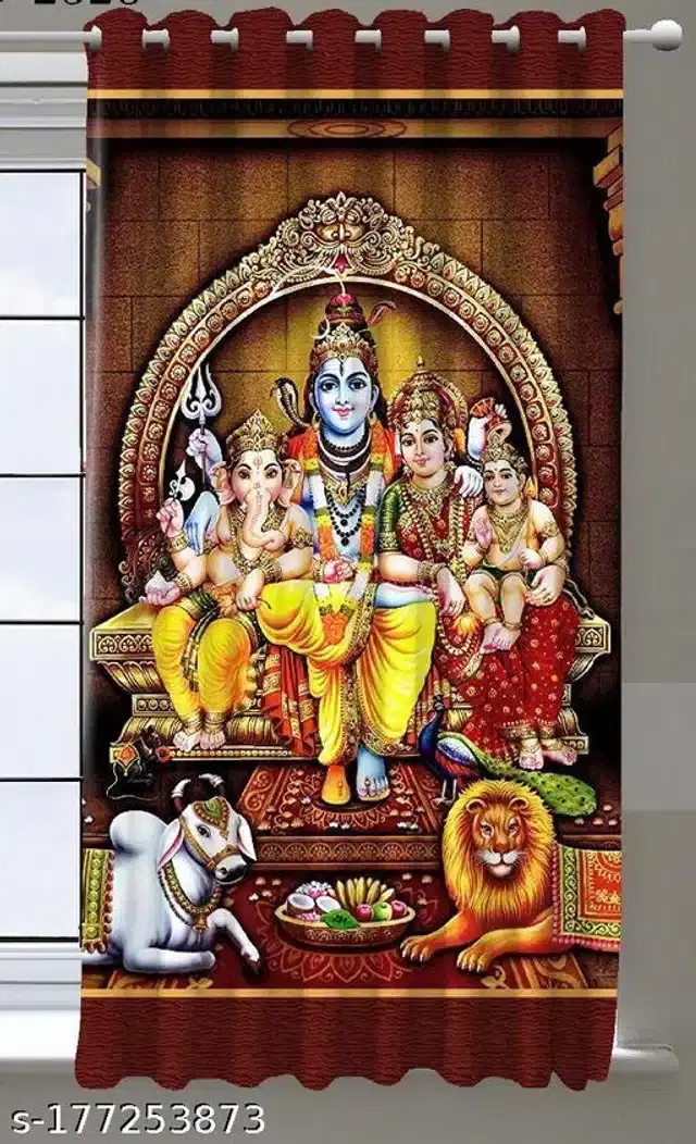 Curtains for Door, Multicolor, 5 Feet