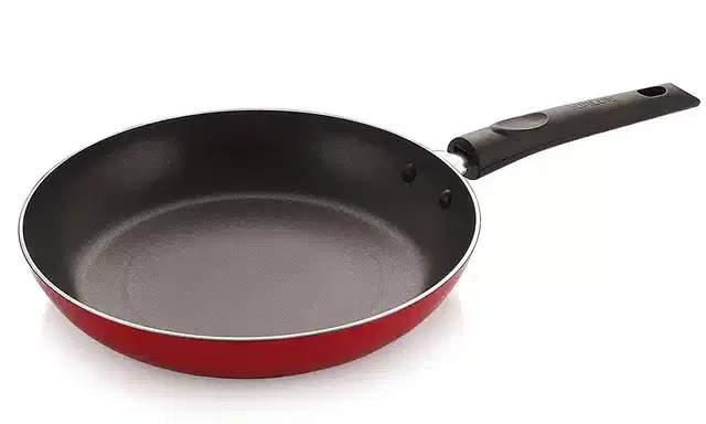 Aluminium Non Stick Fry Pan, Red & Black, 20 cm
