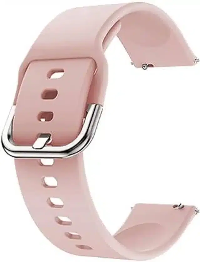 Silicone Watch Straps for Smartwatch, Peach, 20 mm