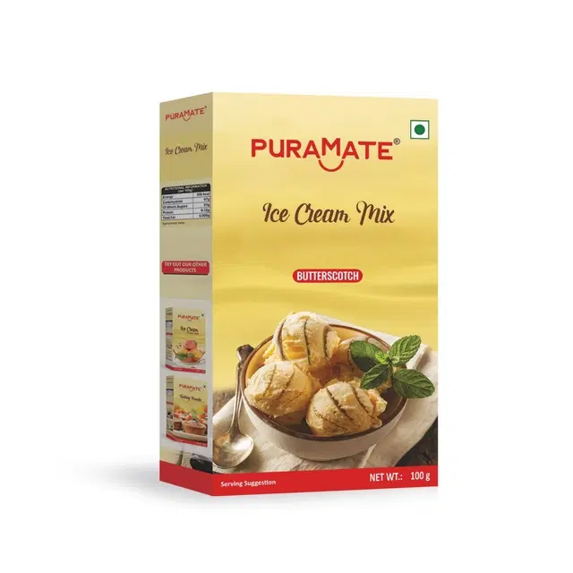 Puramate Butterscotch Ice Cream Mix 100 g
