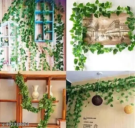 Artificial Greenery Garland, Multicolor, Pack of 12