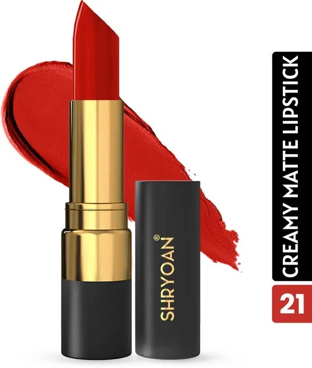 Shryoan Luxurious Free Soul Matte Lipstick, Shade 21, 3.8 g