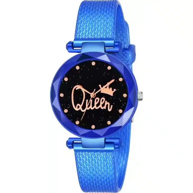 Analog Watch for Girls (Black)