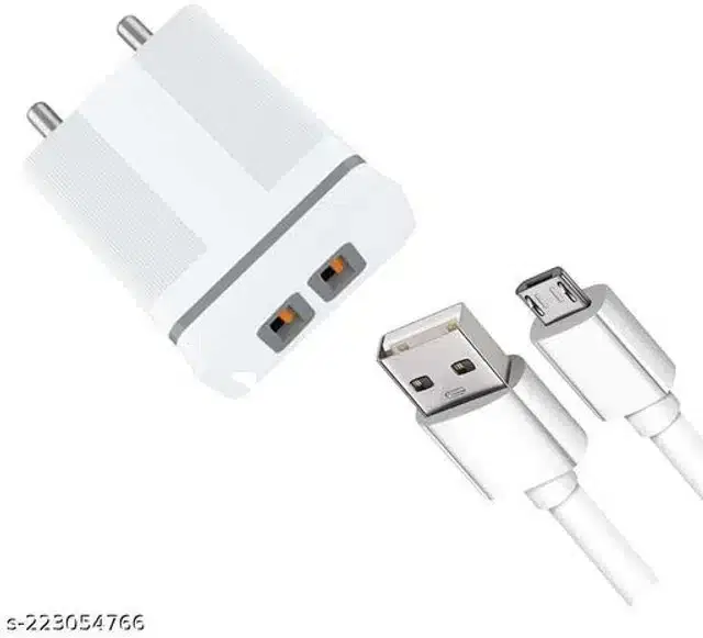 Type B USB Charger, White