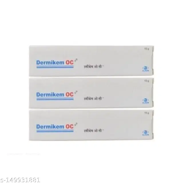 Dermikem OC+ Antifungal Cream, 15 g, Pack of 3