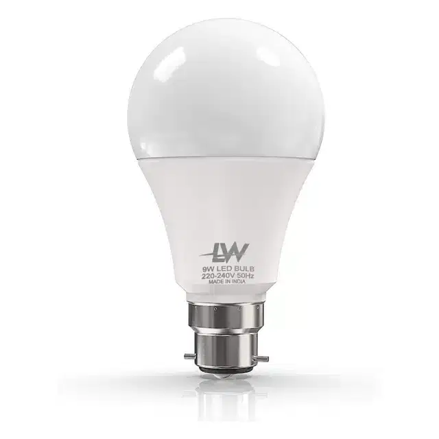 LED Bulb, White, 9 W